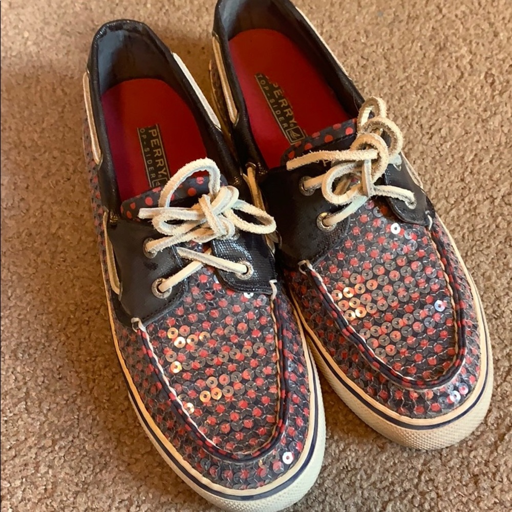 Sequin Sperrys